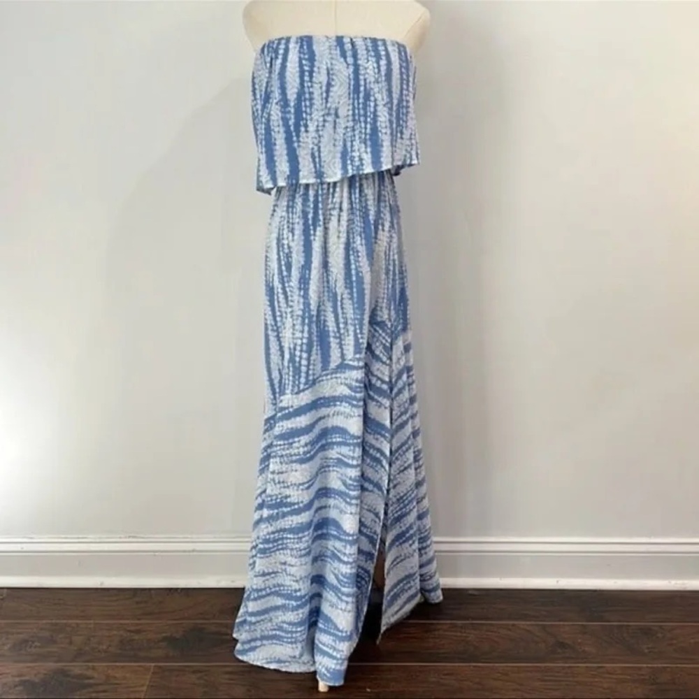 VICI Light Blue Tie-Dye Maxi Dress never worn - too long for my body! Small - Picture 3 of 6